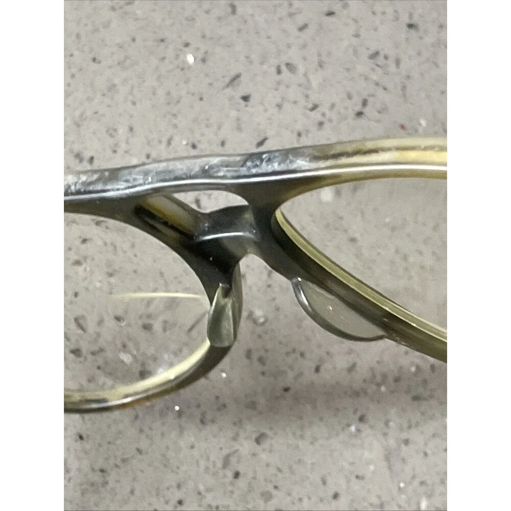 Titmus Z87 Eyeglasses 6 Frames Only Vintage Clear Gray/Brown Aviator